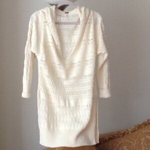 🍃🌹🍃 Free People - Oversize Creamy Long Cardigan